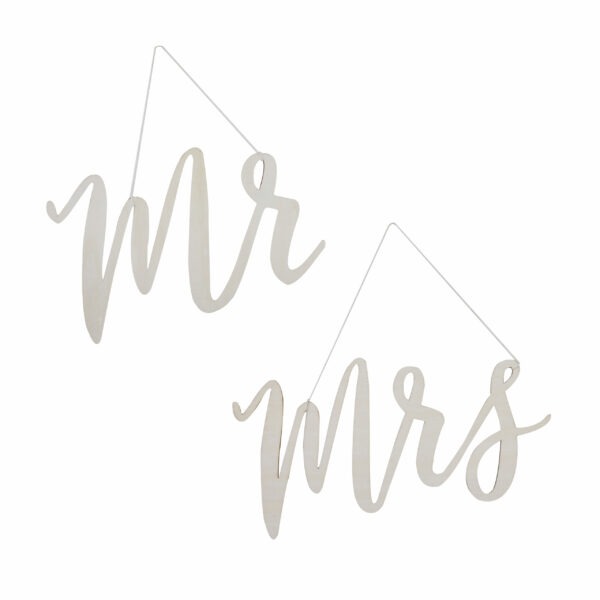 BB  Wooden Mr Mrs Chair Signs Cut Out scaled